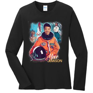 Ms Jemison Tribute Black History Month Future Astronaut Ladies Long Sleeve Shirt