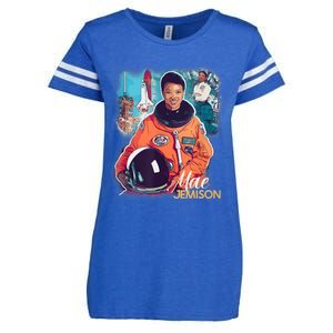 Ms Jemison Tribute Black History Month Future Astronaut Enza Ladies Jersey Football T-Shirt