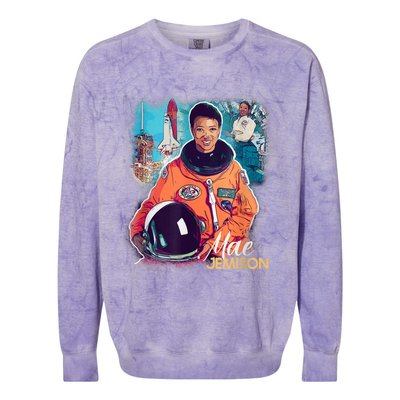 Ms. Jemison Tribute Black History Month Future Astronaut Colorblast Crewneck Sweatshirt