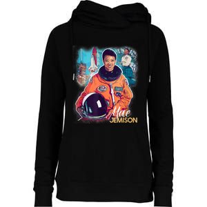 Ms. Jemison Tribute Black History Month Future Astronaut Womens Funnel Neck Pullover Hood