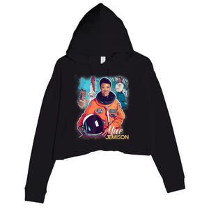 Ms. Jemison Tribute Black History Month Future Astronaut Crop Fleece Hoodie