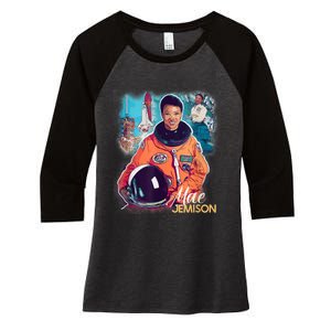 Ms. Jemison Tribute Black History Month Future Astronaut Women's Tri-Blend 3/4-Sleeve Raglan Shirt