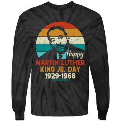 Mlk Jr. Tribute Art Tie-Dye Long Sleeve Shirt