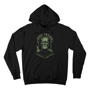 Monster Just Trying To Keep It Together Tall Hoodie