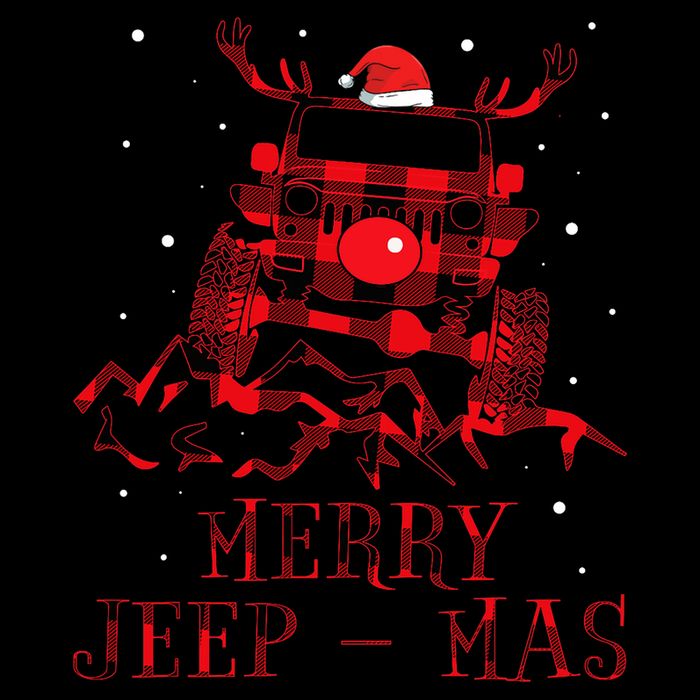 Merry Jeepmas Ugly Christmas Sweater Xmas Impact Tech Backpack