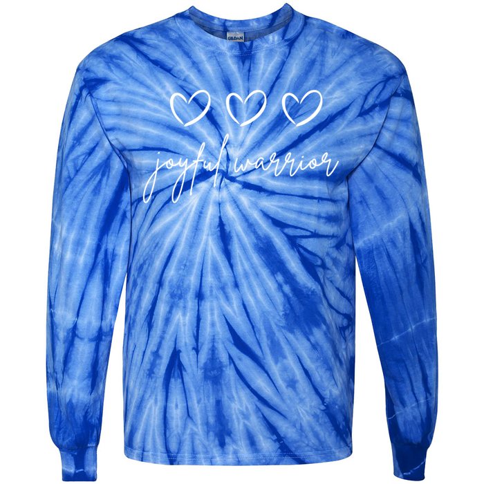 Minimalist Joyful Warrior Kamala Harris Tim Walz Waltz 2024 Gift Tie-Dye Long Sleeve Shirt