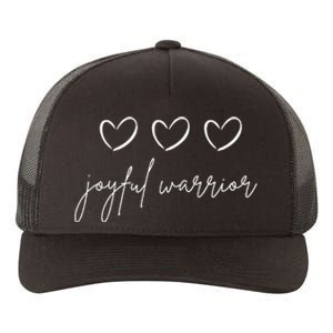 Minimalist Joyful Warrior Kamala Harris Tim Walz Waltz 2024 Gift Yupoong Adult 5-Panel Trucker Hat