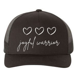 Minimalist Joyful Warrior Kamala Harris Tim Walz Waltz 2024 Yupoong Adult 5-Panel Trucker Hat