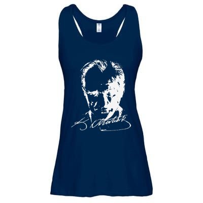 Mustafa Kemal Ataturk Father Of Turkey Ladies Essential Flowy Tank