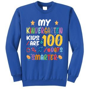 My Kindergarten Are 100 Days Smarter Kinder Teacher Gift Sweatshirt