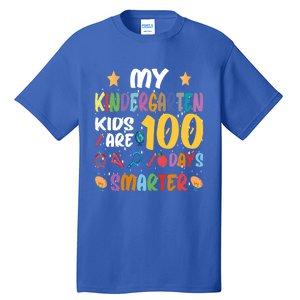 My Kindergarten Are 100 Days Smarter Kinder Teacher Gift Tall T-Shirt