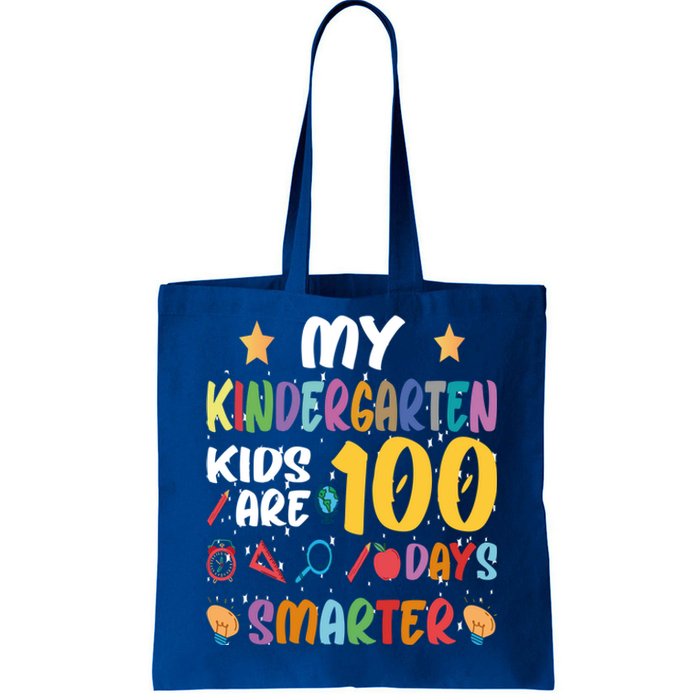 My Kindergarten Are 100 Days Smarter Kinder Teacher Gift Tote Bag