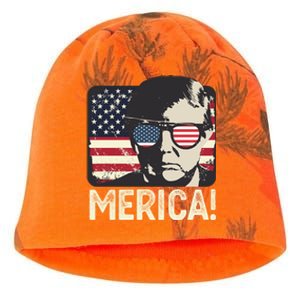 Merica Keep America Great Trump Gift Kati - Camo Knit Beanie