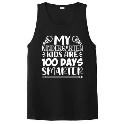 My Kindergarten Are 100 Days Smarter Teacher 100th Day Great Gift PosiCharge Competitor Tank