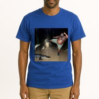 Man Kicking Alligator In Swamp Funny Oddly Specific Meme Tall T-Shirt