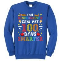 My Kindergarten Are 100 Days Smarter 100th Day Teachers Gift Tall Sweatshirt