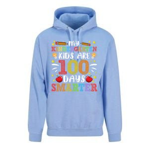 My Kindergarten Are 100 Days Smarter 100th Day Teachers Gift Unisex Surf Hoodie