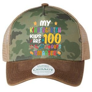 My Kindergarten Are 100 Days Smarter Kinder Teacher Meaningful Gift Legacy Tie Dye Trucker Hat