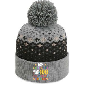 My Kindergarten Are 100 Days Smarter Kinder Teacher Meaningful Gift The Baniff Cuffed Pom Beanie