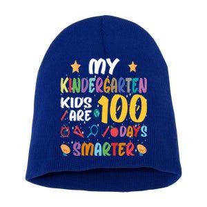 My Kindergarten Are 100 Days Smarter Kinder Teacher Meaningful Gift Short Acrylic Beanie