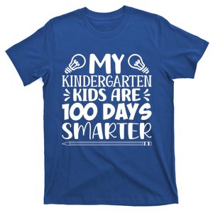 My Kindergarten Are 100 Days Smarter Teacher 100th Day Gift T-Shirt