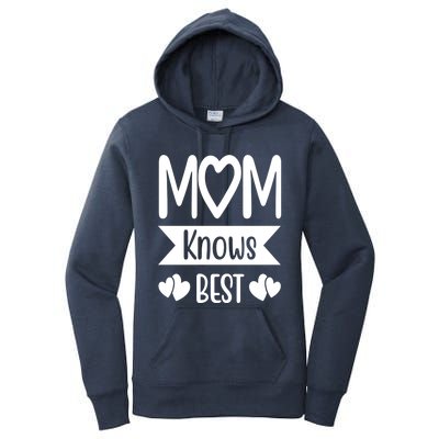 Mom Knows Best Mother Family Mom Gift Women's Pullover Hoodie