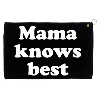 Mama Knows Best ,Mom Life Tough As A Mother Badass Mama Grommeted Golf Towel