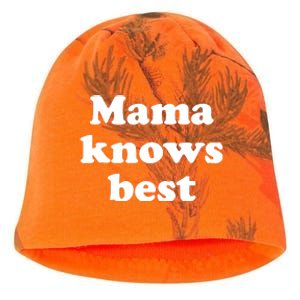 Mama Knows Best ,Mom Life Tough As A Mother Badass Mama Kati - Camo Knit Beanie