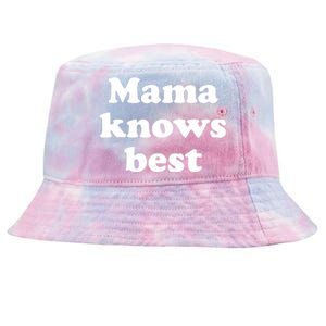 Mama Knows Best ,Mom Life Tough As A Mother Badass Mama Tie-Dyed Bucket Hat