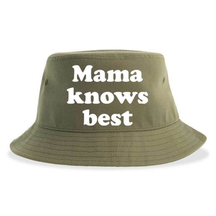 Mama Knows Best ,Mom Life Tough As A Mother Badass Mama Sustainable Bucket Hat