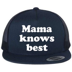 Mama Knows Best ,Mom Life Tough As A Mother Badass Mama Flat Bill Trucker Hat