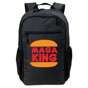 Maga King Burger Spoof Logo Daily Commute Backpack