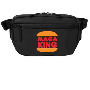 Maga King Burger Spoof Logo Crossbody Pack