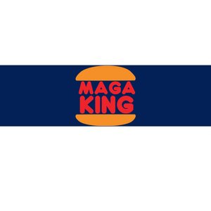 Maga King Burger Spoof Logo Bumper Sticker