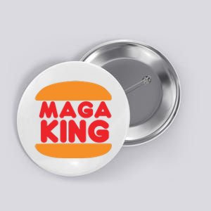 Maga King Burger Spoof Logo Button