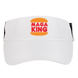 Maga King Burger Spoof Logo Adult Drive Performance Visor