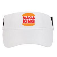 Maga King Burger Spoof Logo Adult Drive Performance Visor