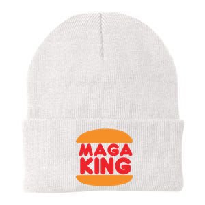 Maga King Burger Spoof Logo Knit Cap Winter Beanie