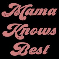 Mama Knows Best Momlife Proud Mom Trendy Vici Funny Gift Flat Bill Trucker Hat