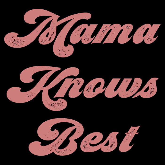 Mama Knows Best Momlife Proud Mom Trendy Vici Funny Gift Flat Bill Trucker Hat