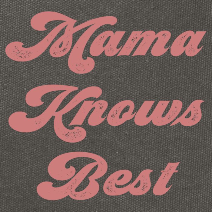Mama Knows Best Momlife Proud Mom Trendy Vici Funny Gift Cotton Canvas Backpack