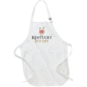 Middleclassfancy Kentucky Bourby Full-Length Apron With Pockets