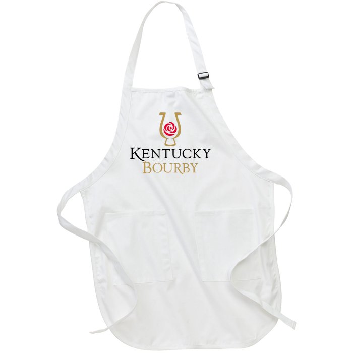 Middleclassfancy Kentucky Bourby Full-Length Apron With Pockets