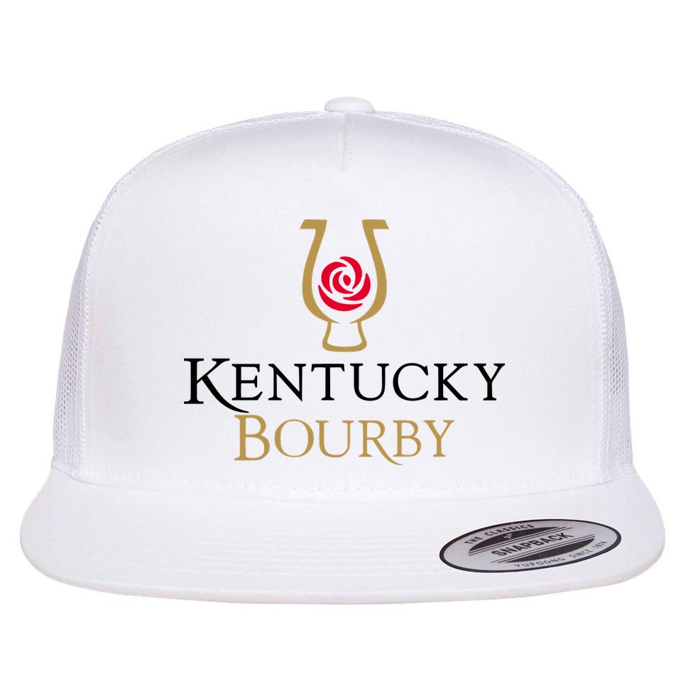 Middleclassfancy Kentucky Bourby Flat Bill Trucker Hat