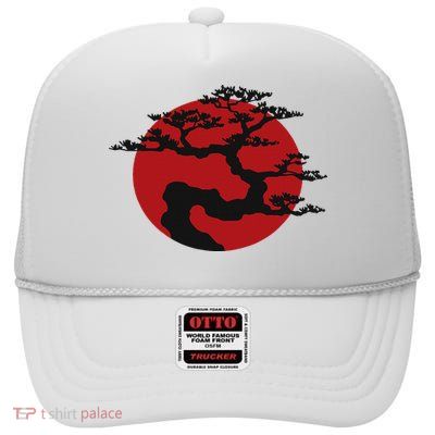 Miyagi Karate Bonsai Japanese Style High Crown Mesh Back Trucker Hat