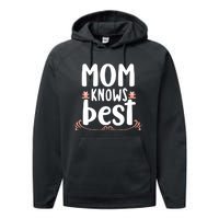 Mom Knows Best Performance Fleece Hoodie