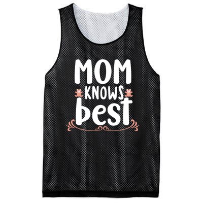 Mom Knows Best Mesh Reversible Basketball Jersey Tank