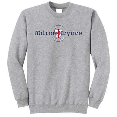 Milton Keynes Buckinghamshire England English Flag Tall Sweatshirt