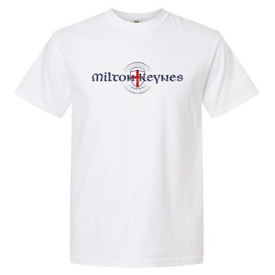 Milton Keynes Buckinghamshire England English Flag Garment-Dyed Heavyweight T-Shirt