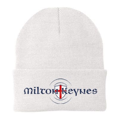 Milton Keynes Buckinghamshire England English Flag Knit Cap Winter Beanie